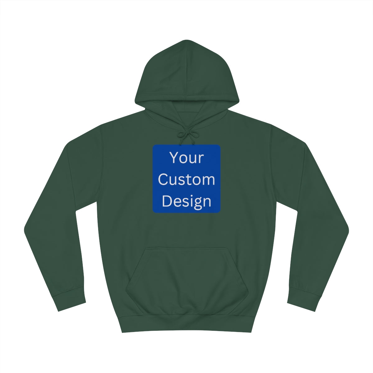 Unisex College Hoodie - Customization (Front Design Only)