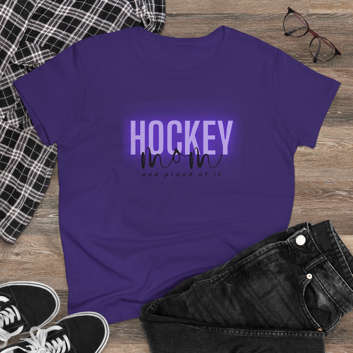 Hockey Mom and Proud of it - Ladies Tee