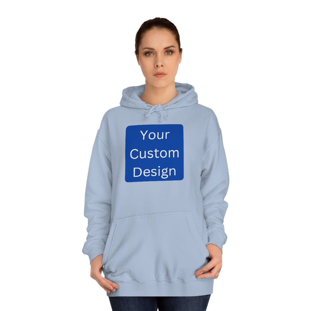 Unisex College Hoodie - Customization (Front Design Only)