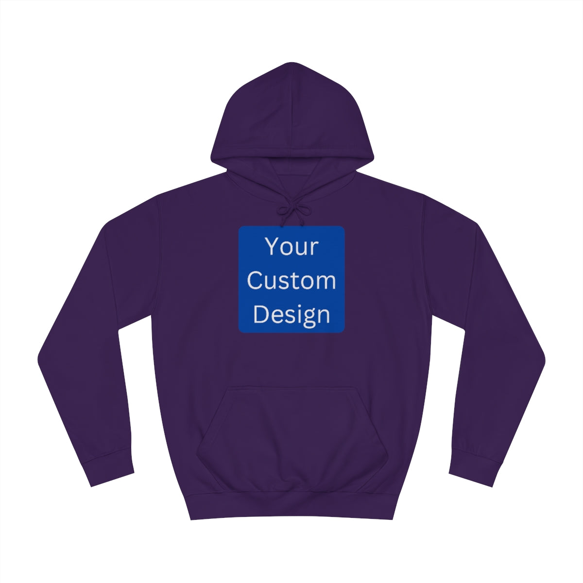 Unisex College Hoodie - Customization (Front Design Only)