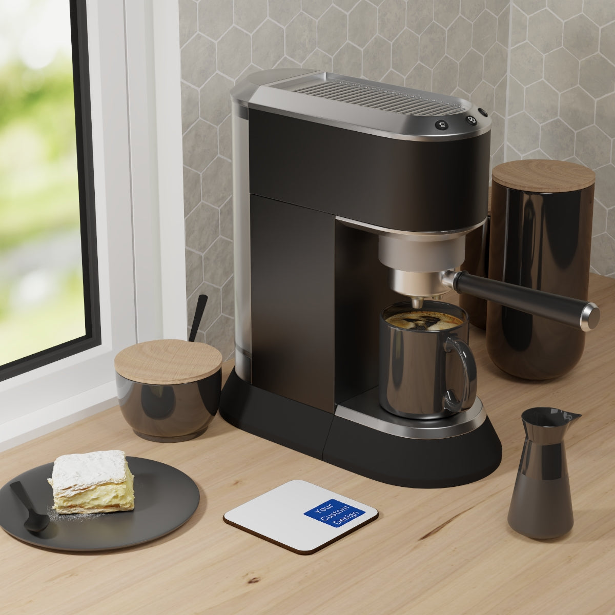 Customizable Hardboard Back Coaster