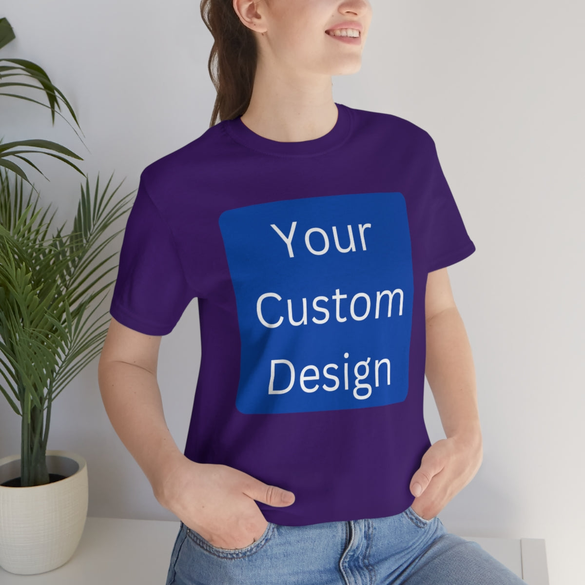 Unisex Jersey Short Sleeve Tee (Front Design Only)