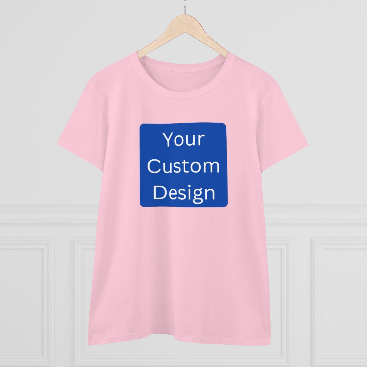 Women's Midweight Cotton Tee (Front and Back Design)