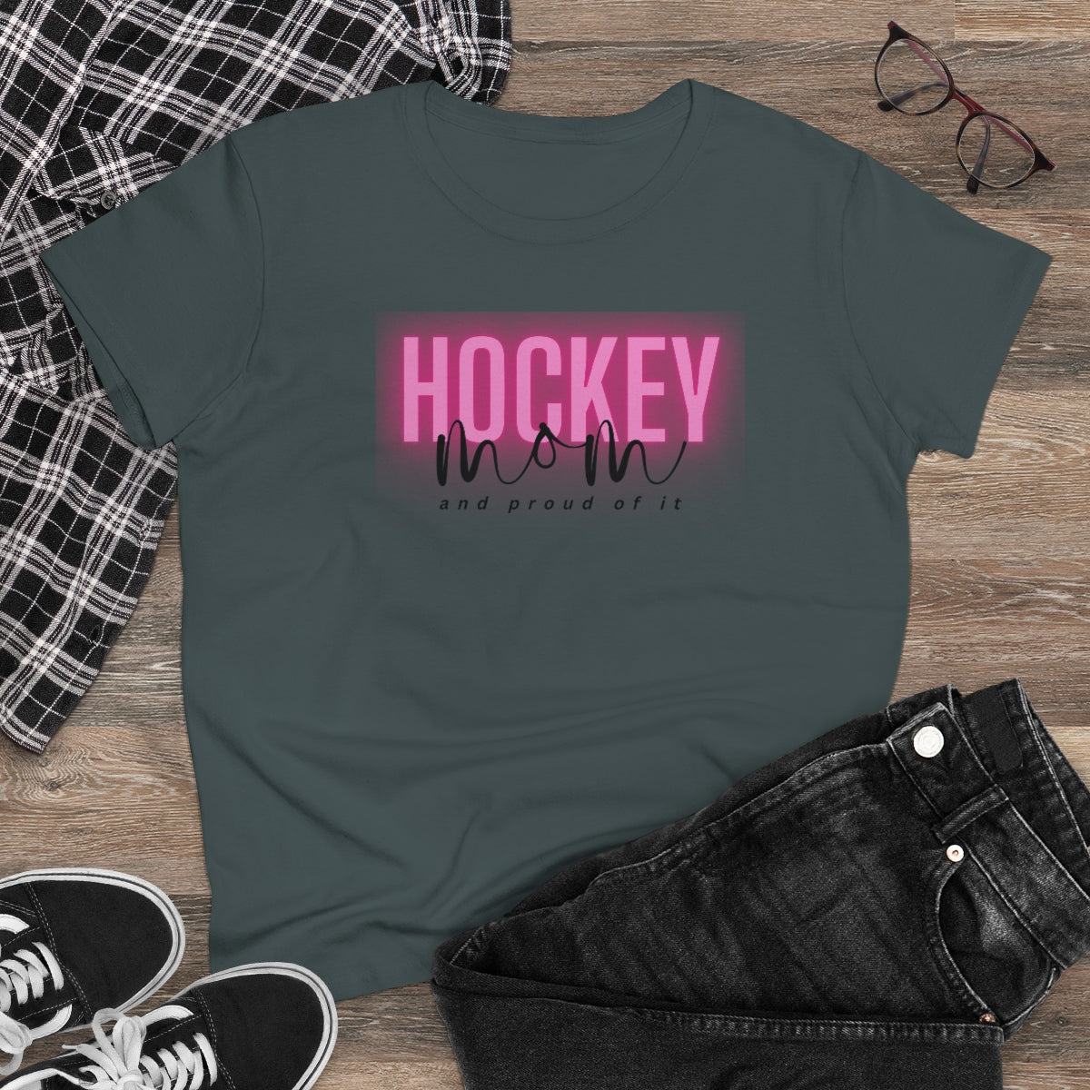 Hockey Mom and Proud of it - Ladies Tee