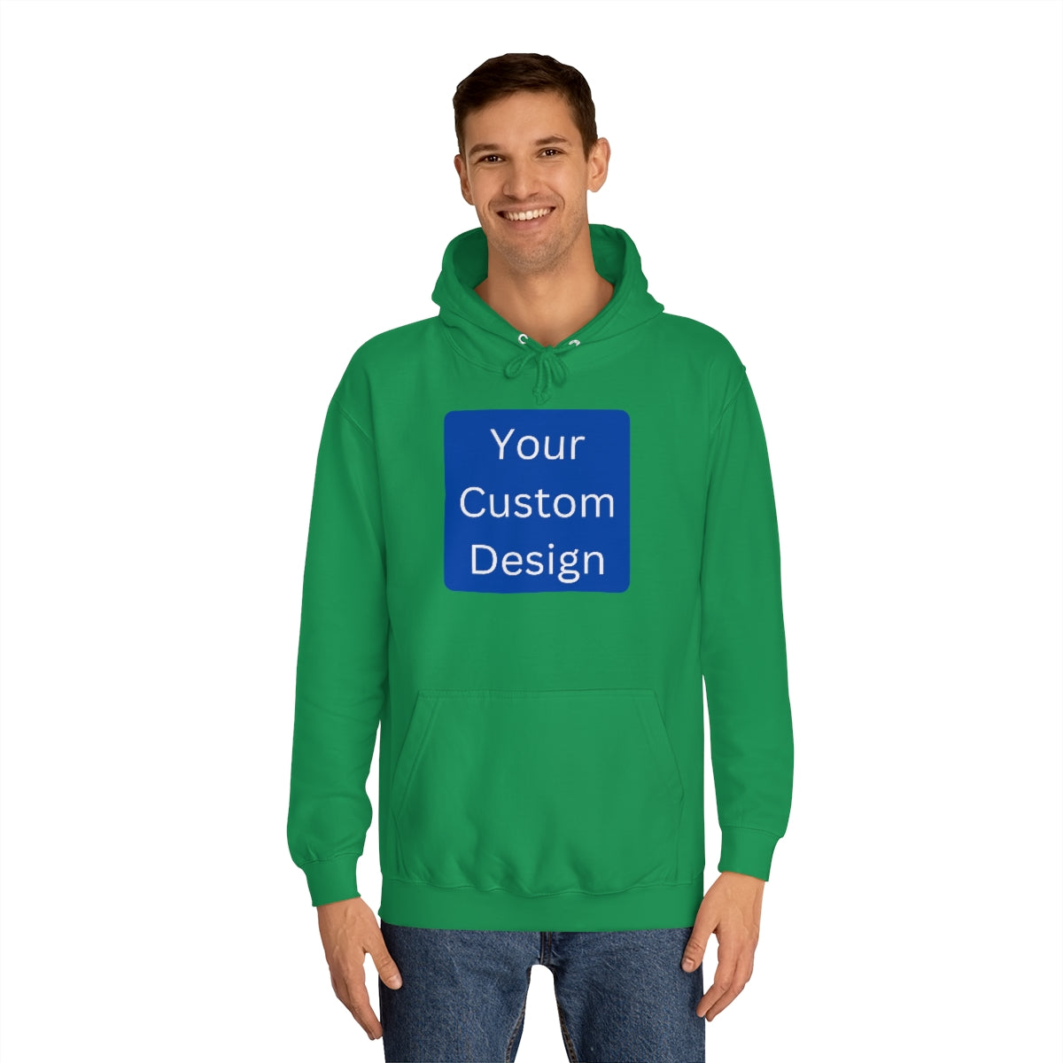 Unisex College Hoodie - Customization (Front Design Only)