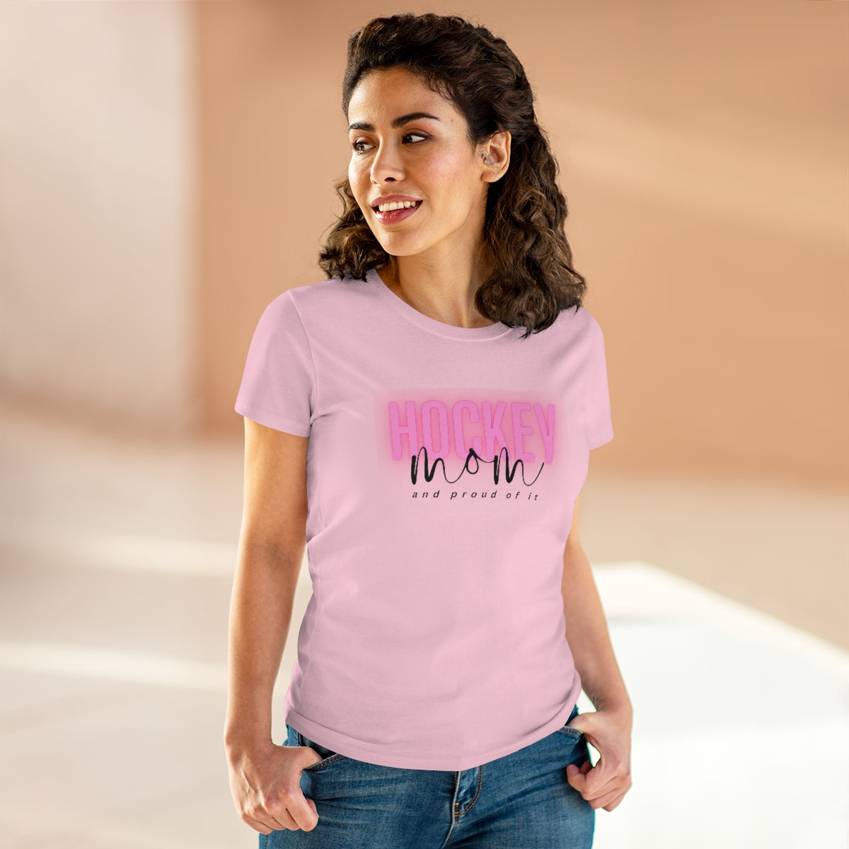 Hockey Mom and Proud of it - Ladies Tee