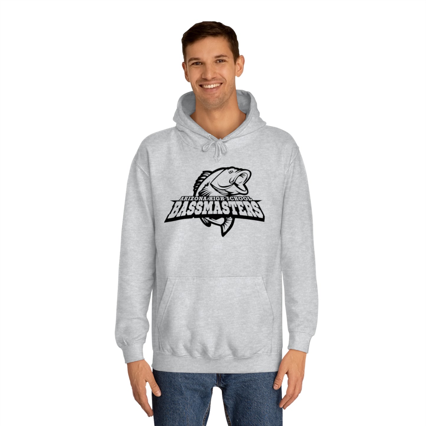 Junior Bassmasters High School Hoodie - BASS MOM - Black Logo