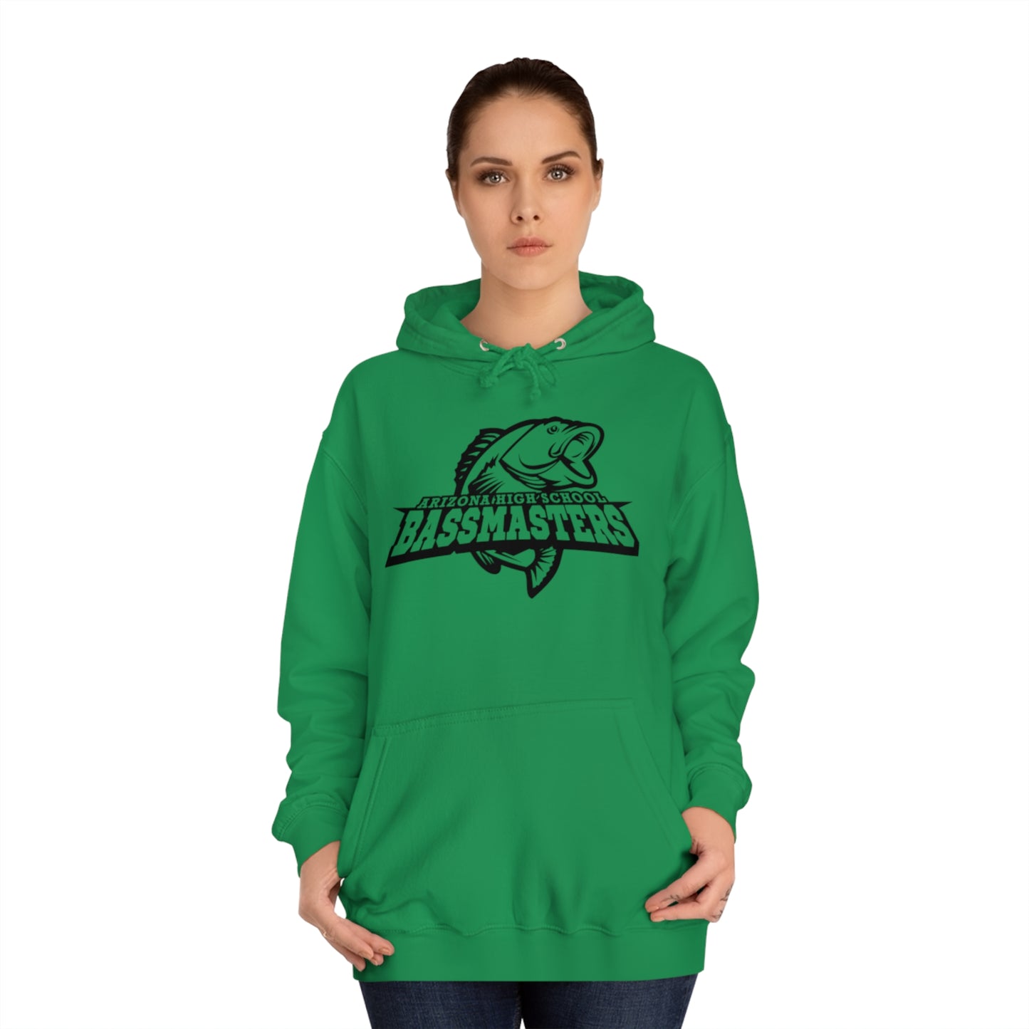 Junior Bassmasters High School Hoodie - BASS MOM - Black Logo
