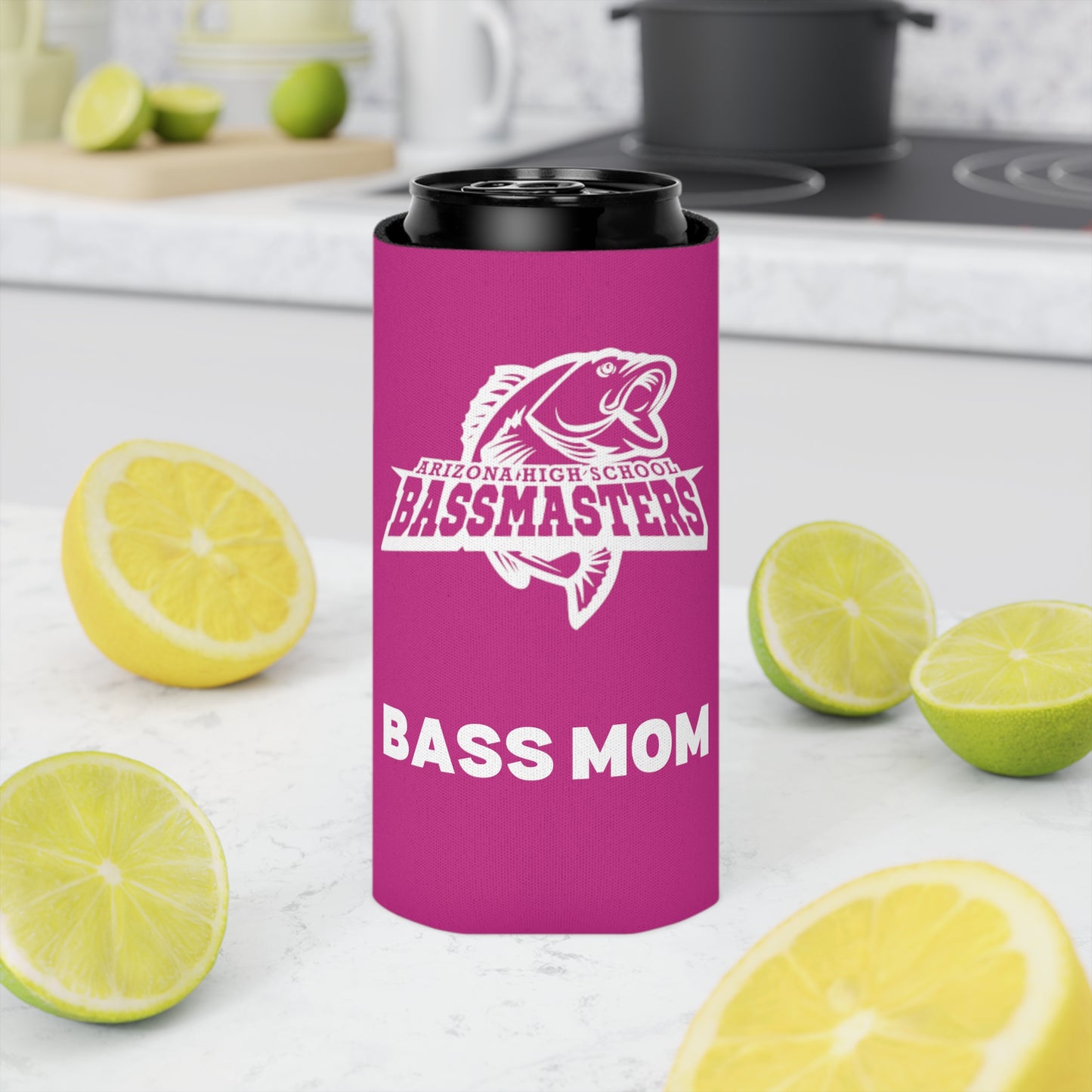 Junior Bassmasters High School - BASS MOM - Can Cooler