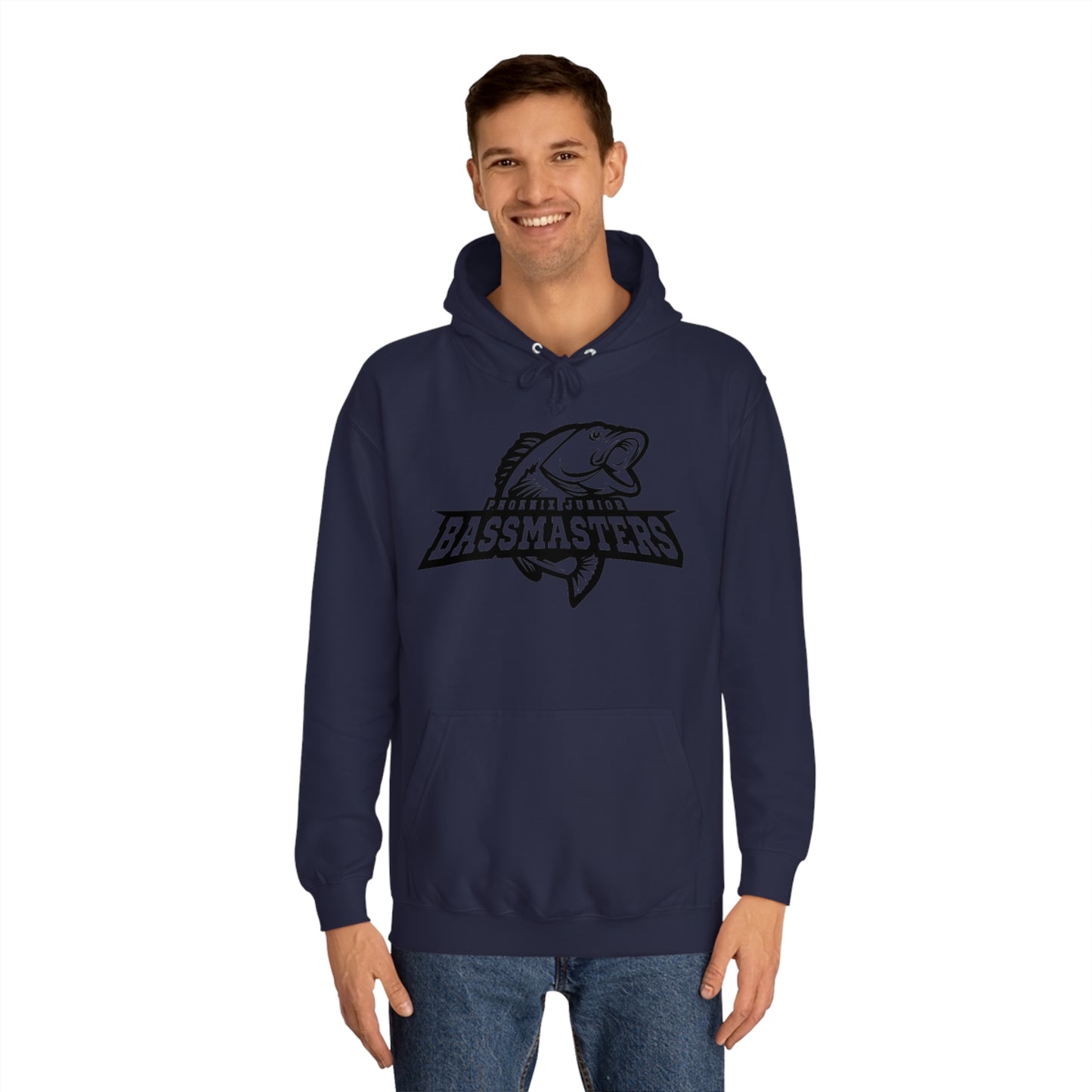 Junior Bassmasters Hoodie - BASS GRANDMA - Black Logo