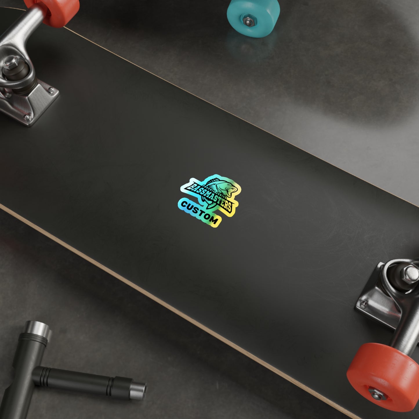 CUSTOM Holographic Die-cut Stickers - Junior Bassmasters