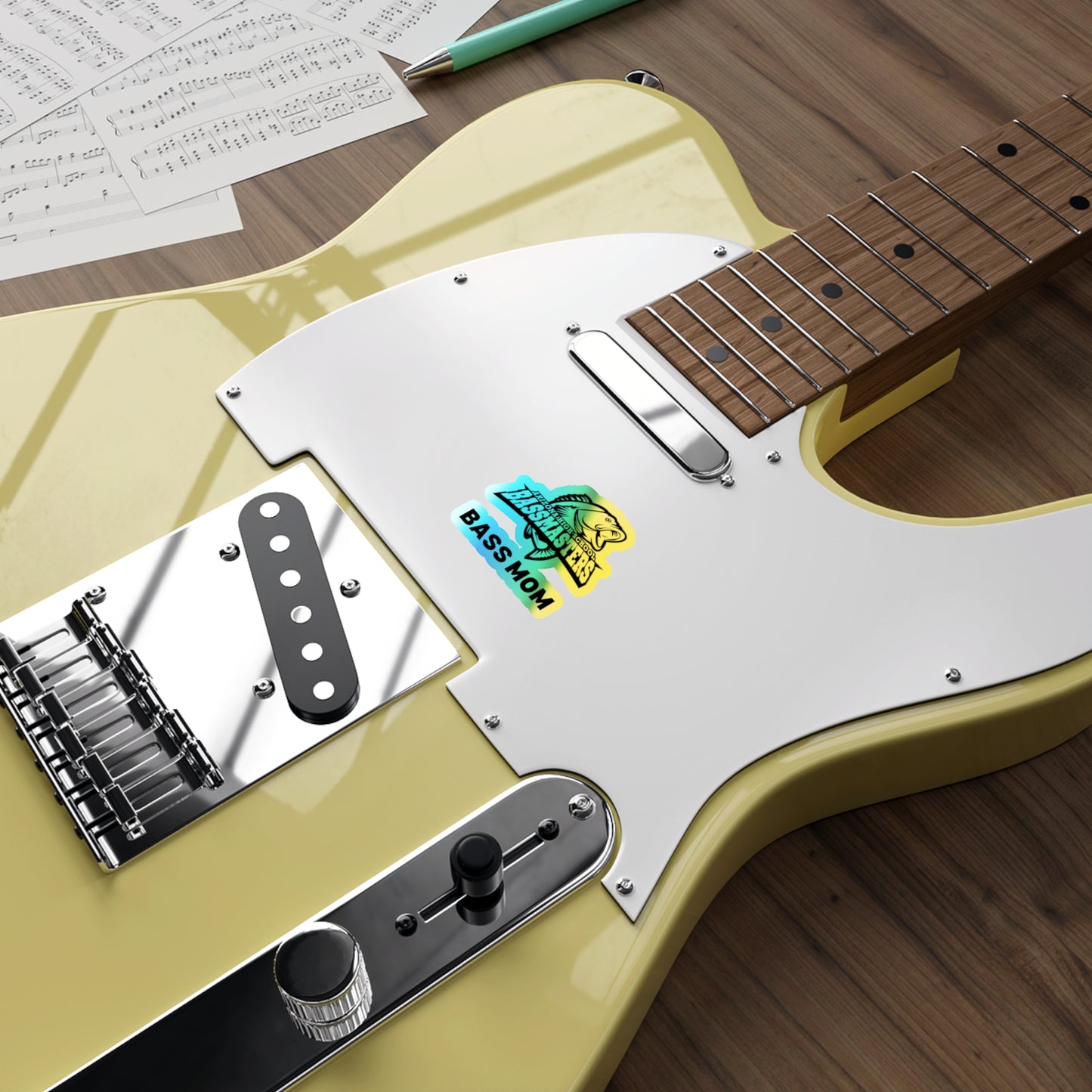 Holographic Die-cut Stickers - Junior Bassmasters High School - BASS MOM
