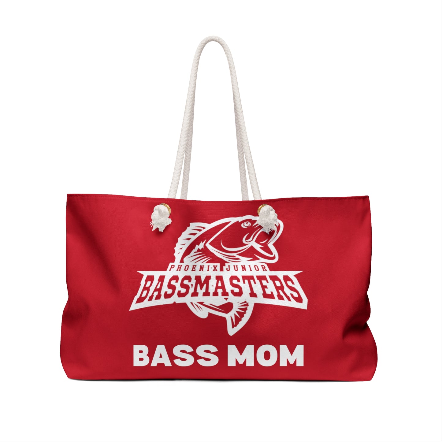 Junior Bassmasters - BASS MOM - Weekender Bag (Red)
