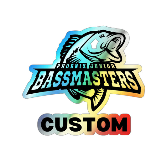 CUSTOM Holographic Die-cut Stickers - Junior Bassmasters