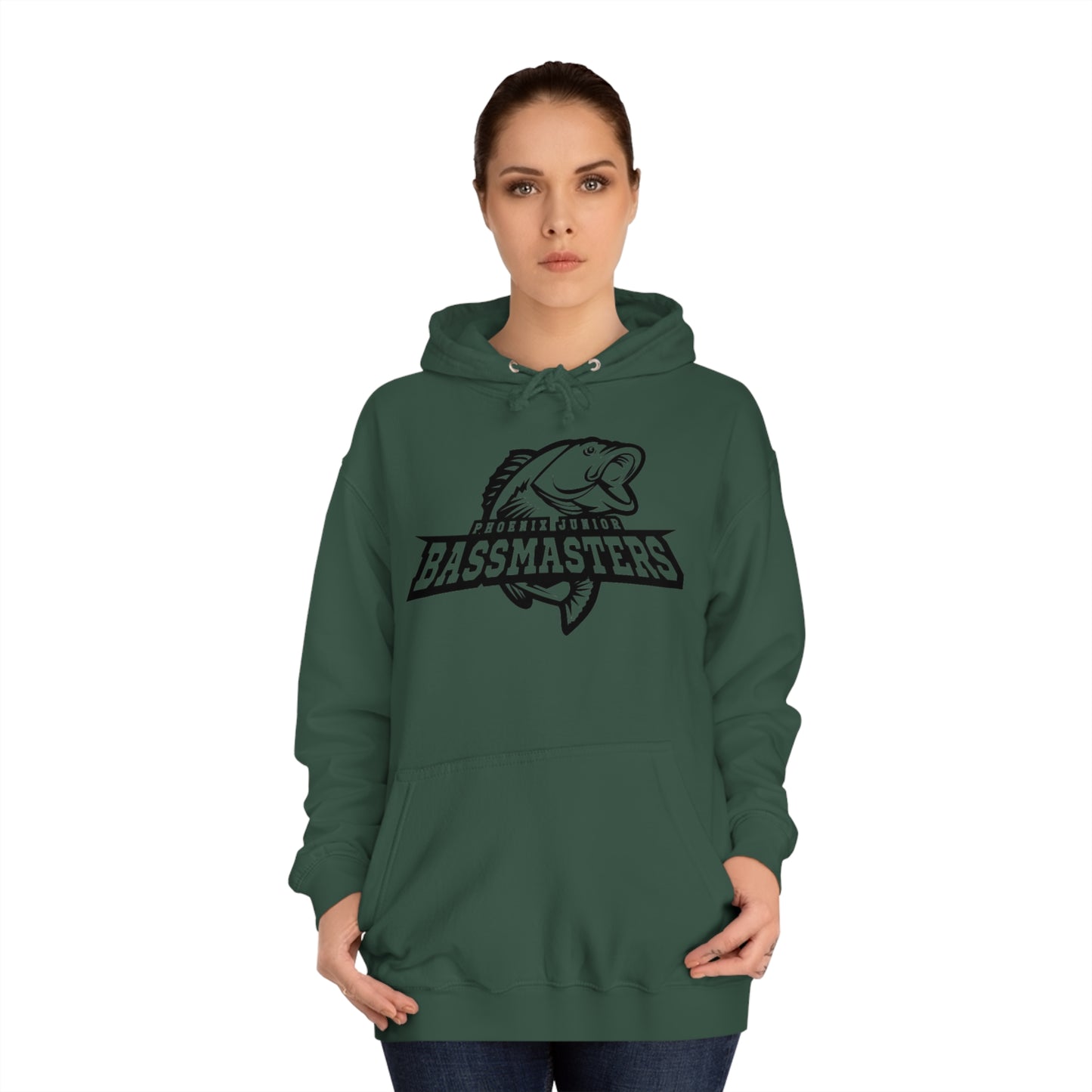 Junior Bassmasters Hoodie - BASS GRANDPA - Black Logo