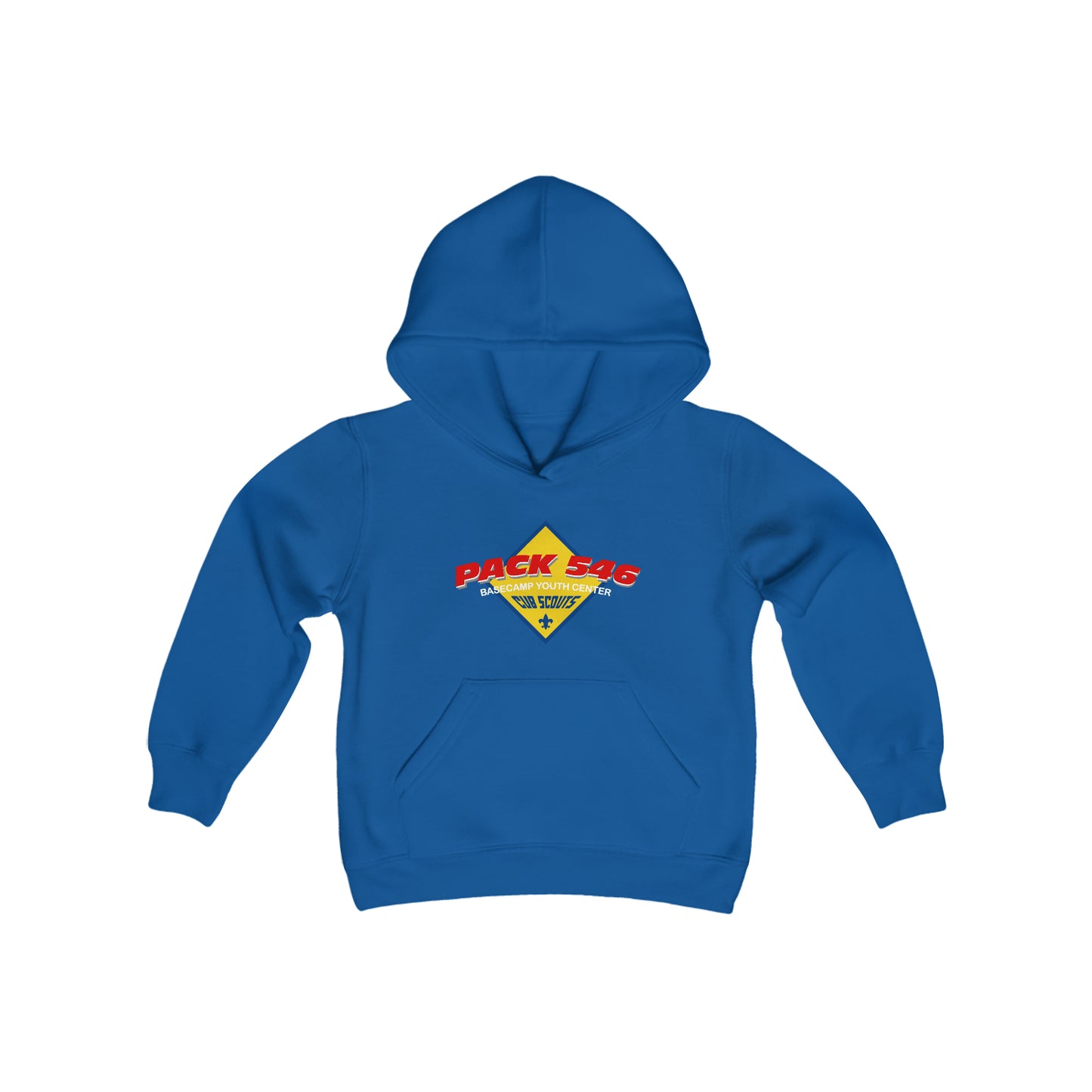 Pack 546 - Youth Cotton Hooded Sweatshirt