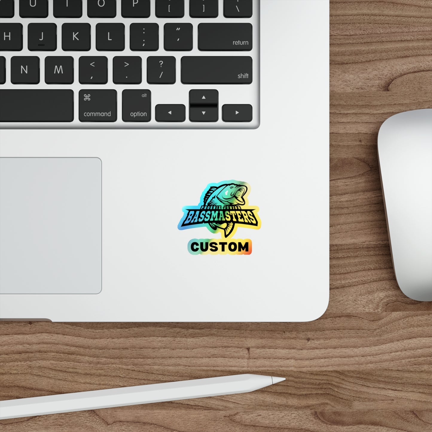 CUSTOM Holographic Die-cut Stickers - Junior Bassmasters