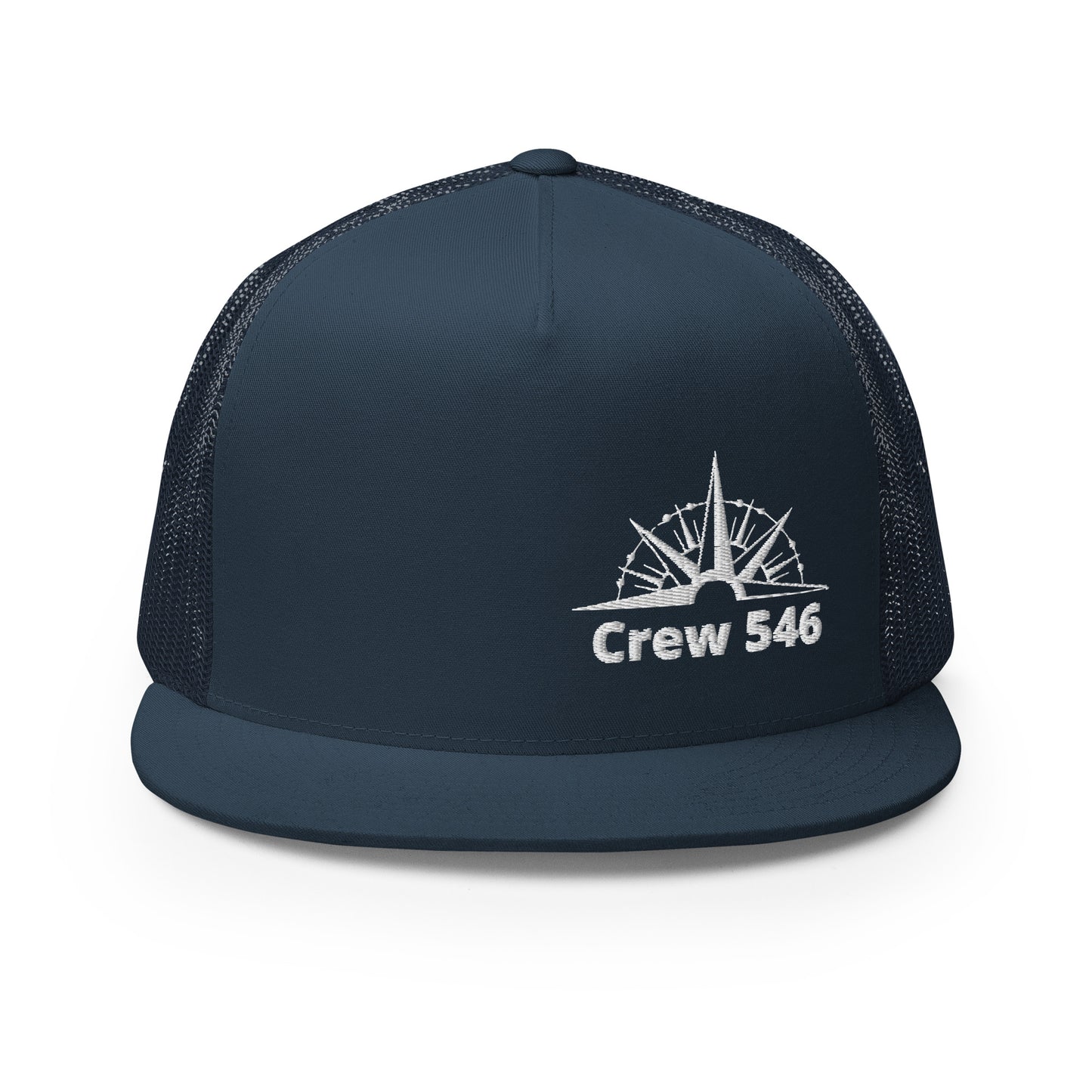 Crew 546 - Trucker Cap (White Logo)