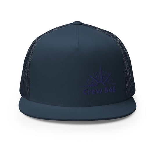Crew 546 - Trucker Cap (Navy Logo)