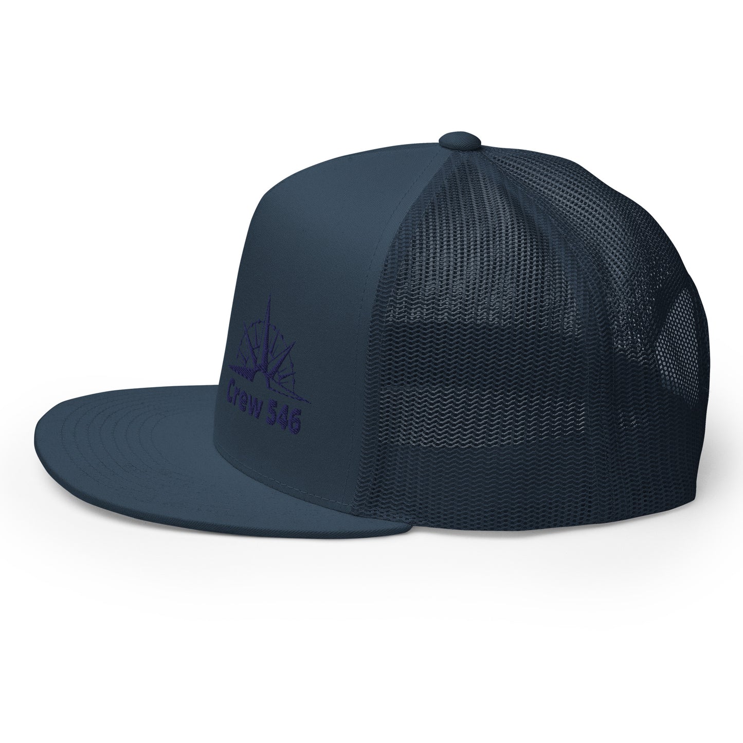 Crew 546 - Trucker Cap (Navy Logo)