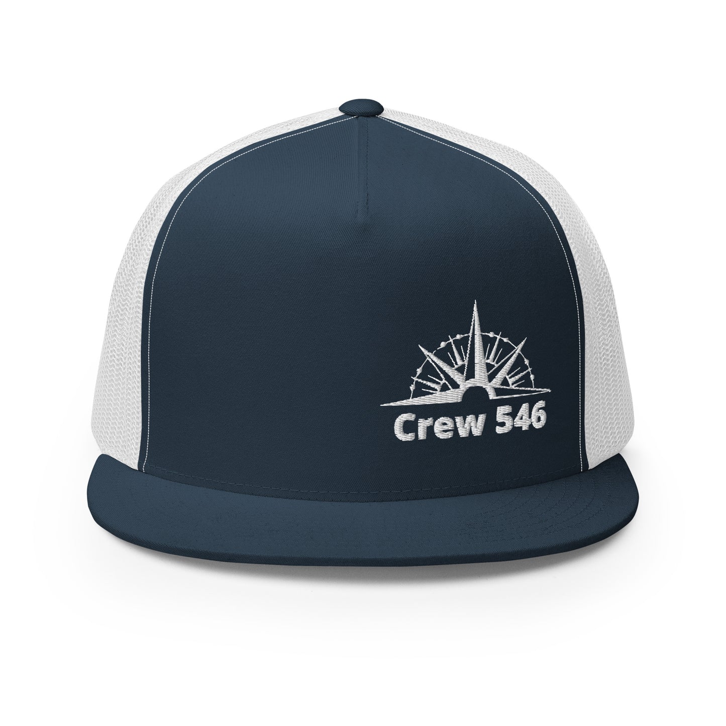 Crew 546 - Trucker Cap (White Logo)