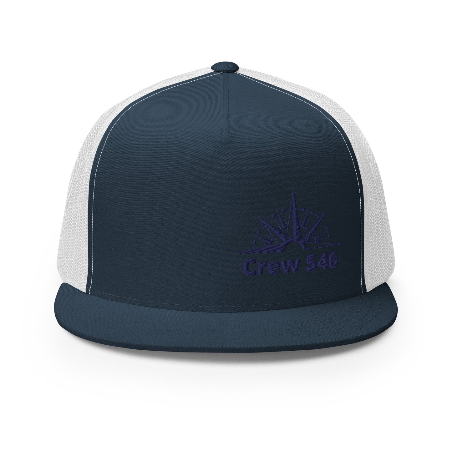 Crew 546 - Trucker Cap (Navy Logo)