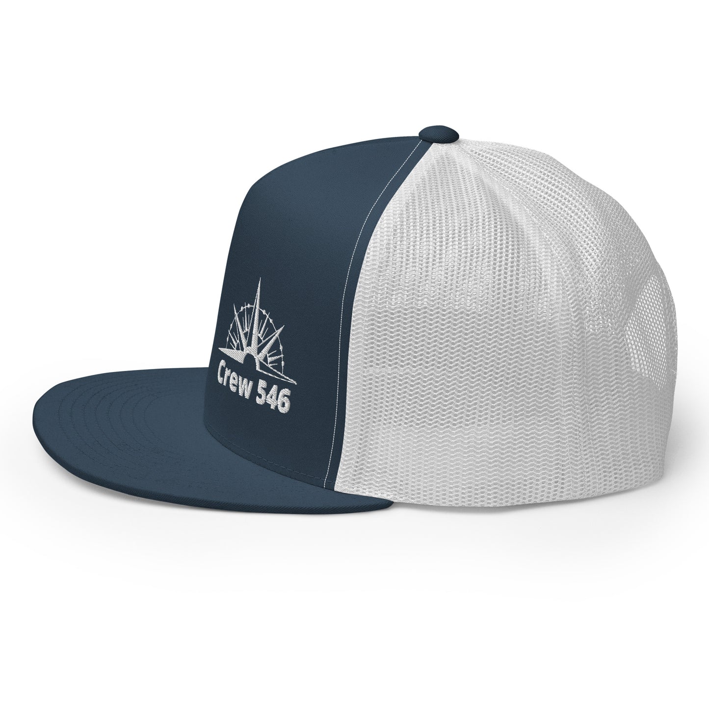Crew 546 - Trucker Cap (White Logo)
