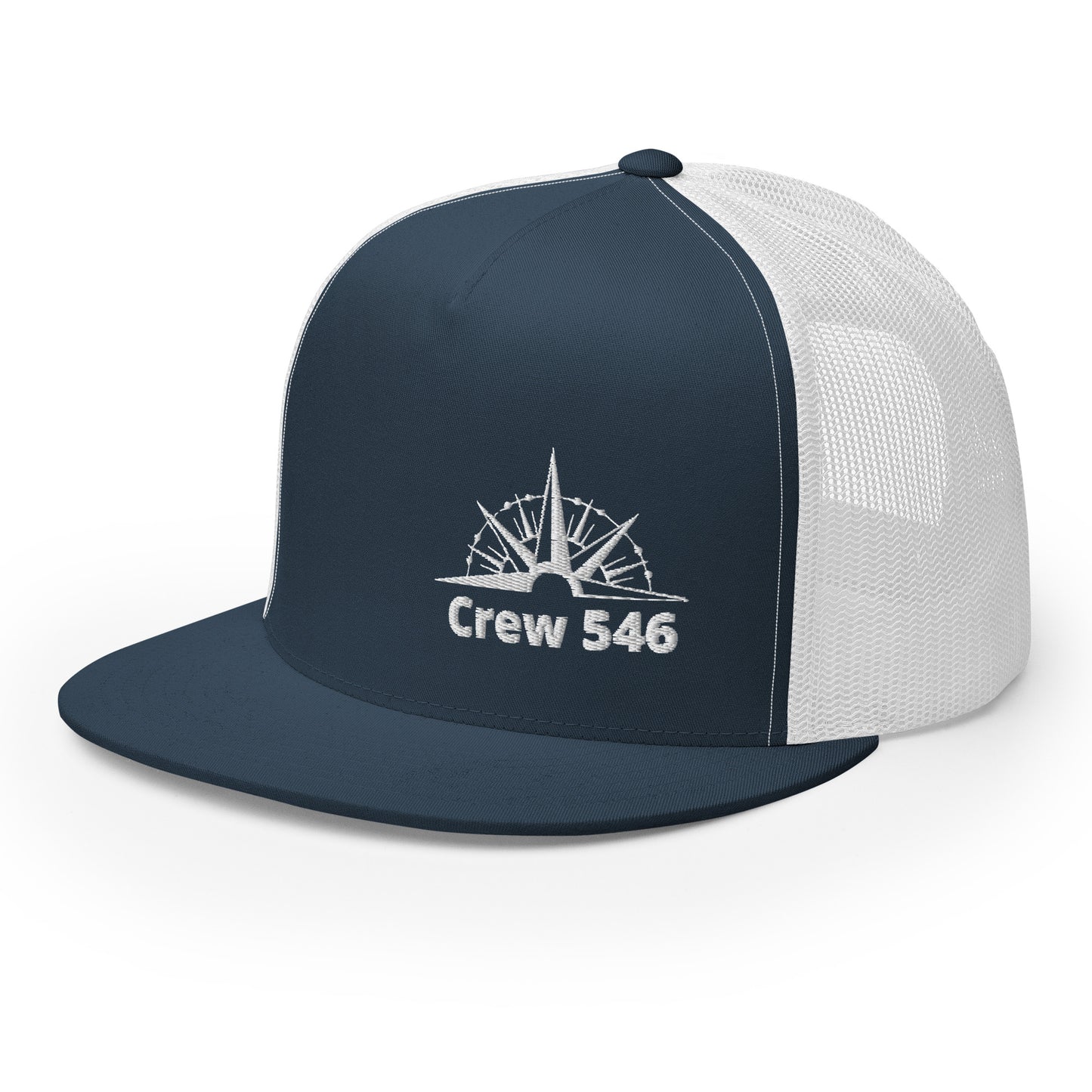 Crew 546 - Trucker Cap (White Logo)