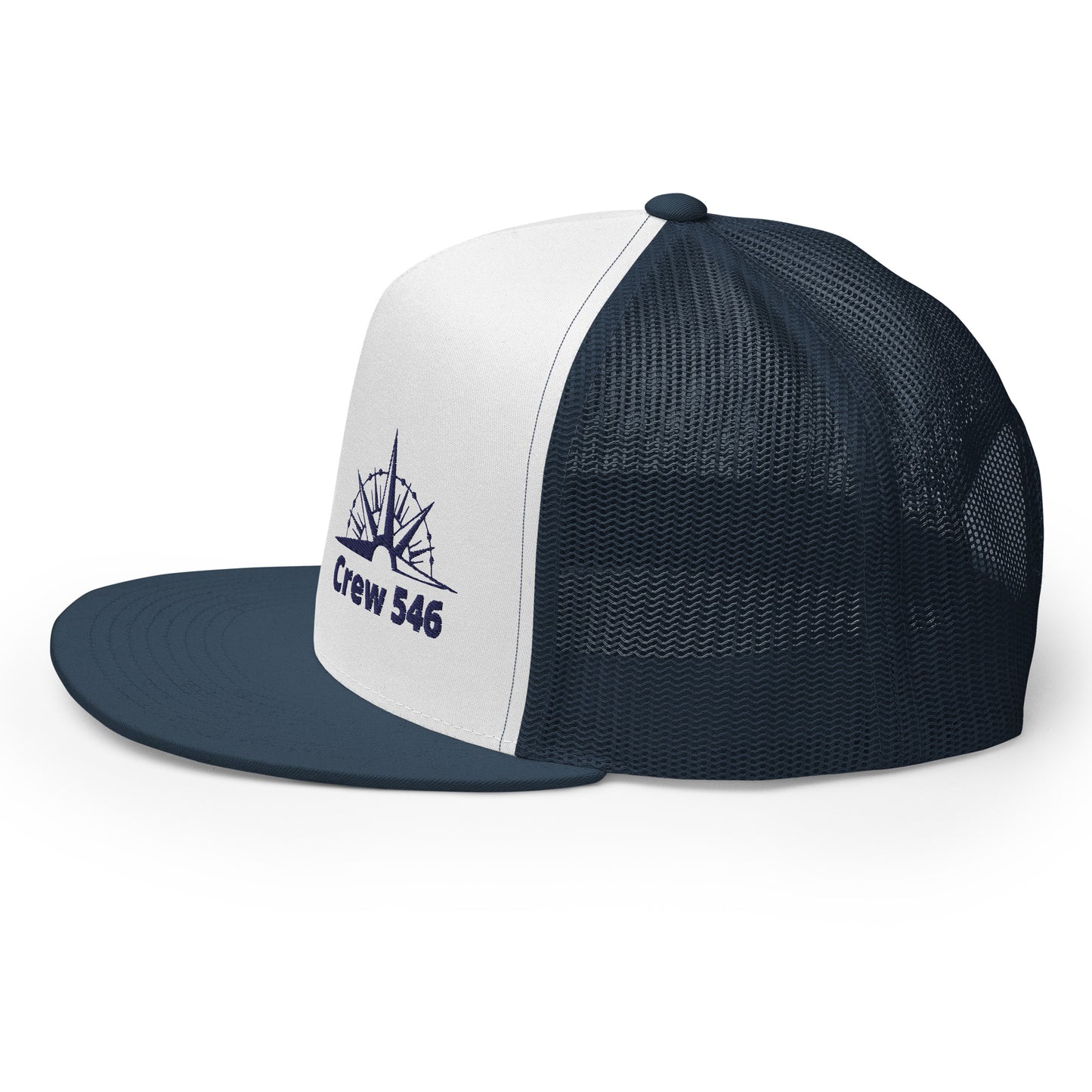 Crew 546 - Trucker Cap (Navy Logo)