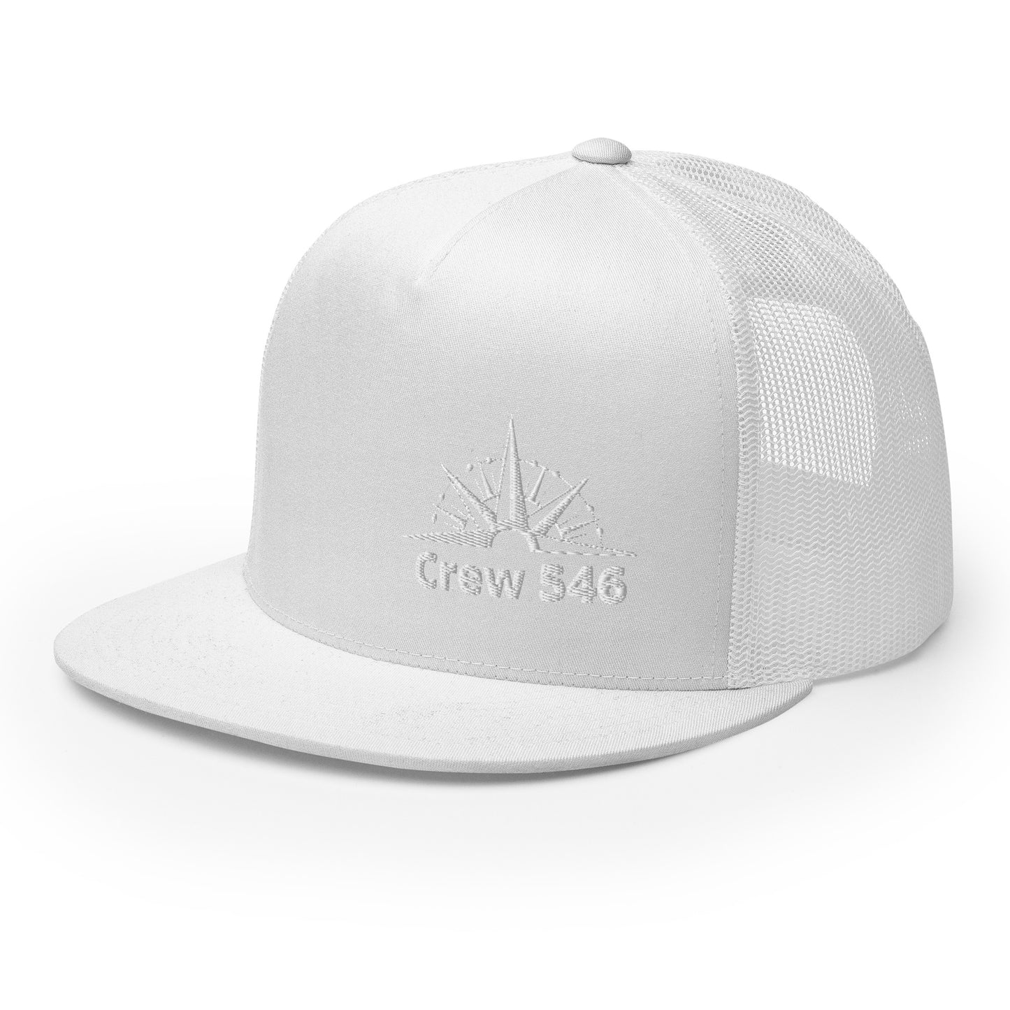 Crew 546 - Trucker Cap (White Logo)