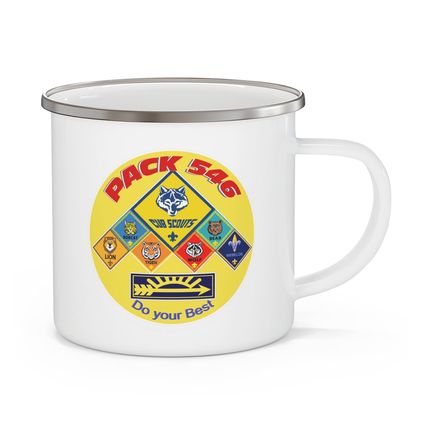 Pack 546 - Enamel Camping Mug