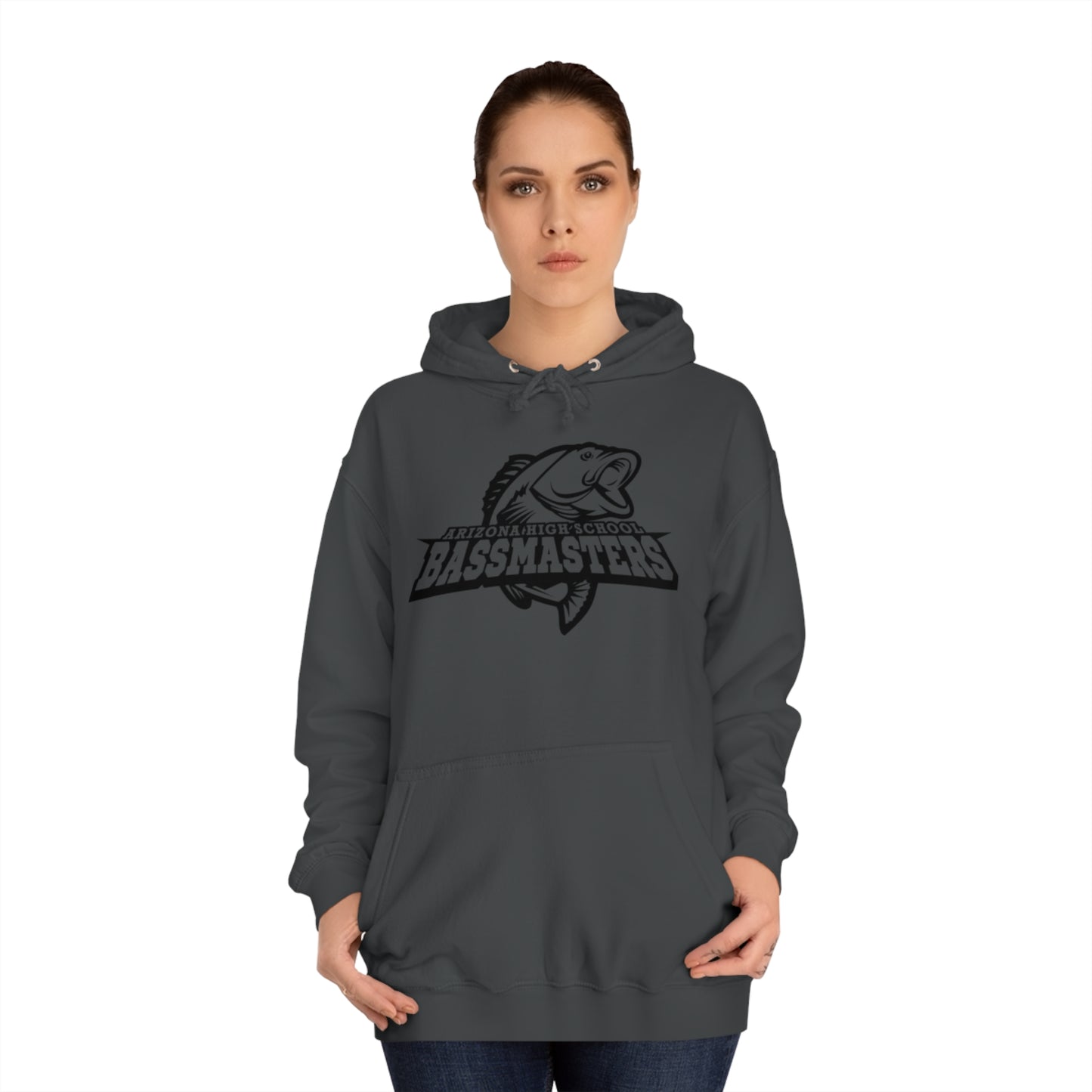 Junior Bassmasters High School Hoodie - BASS MOM - Black Logo