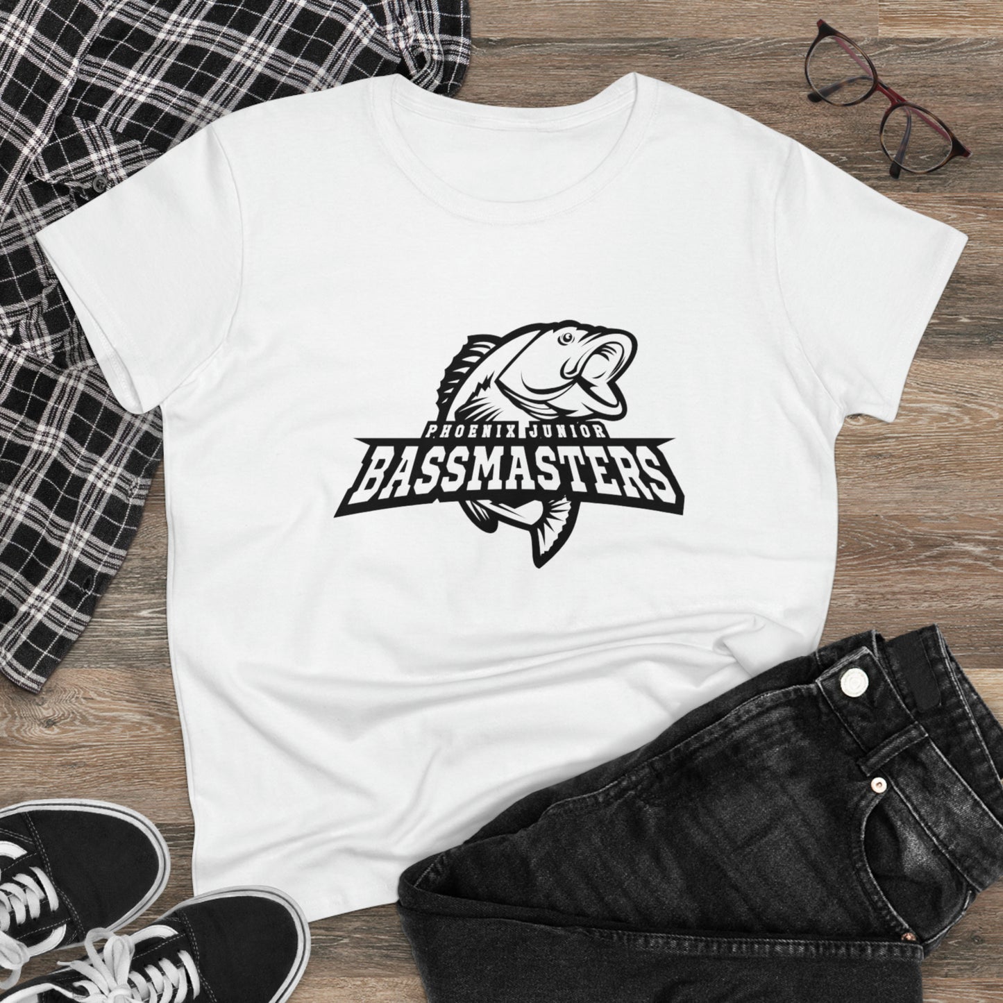 Junior Bassmasters - BASS MOM - Black Logo