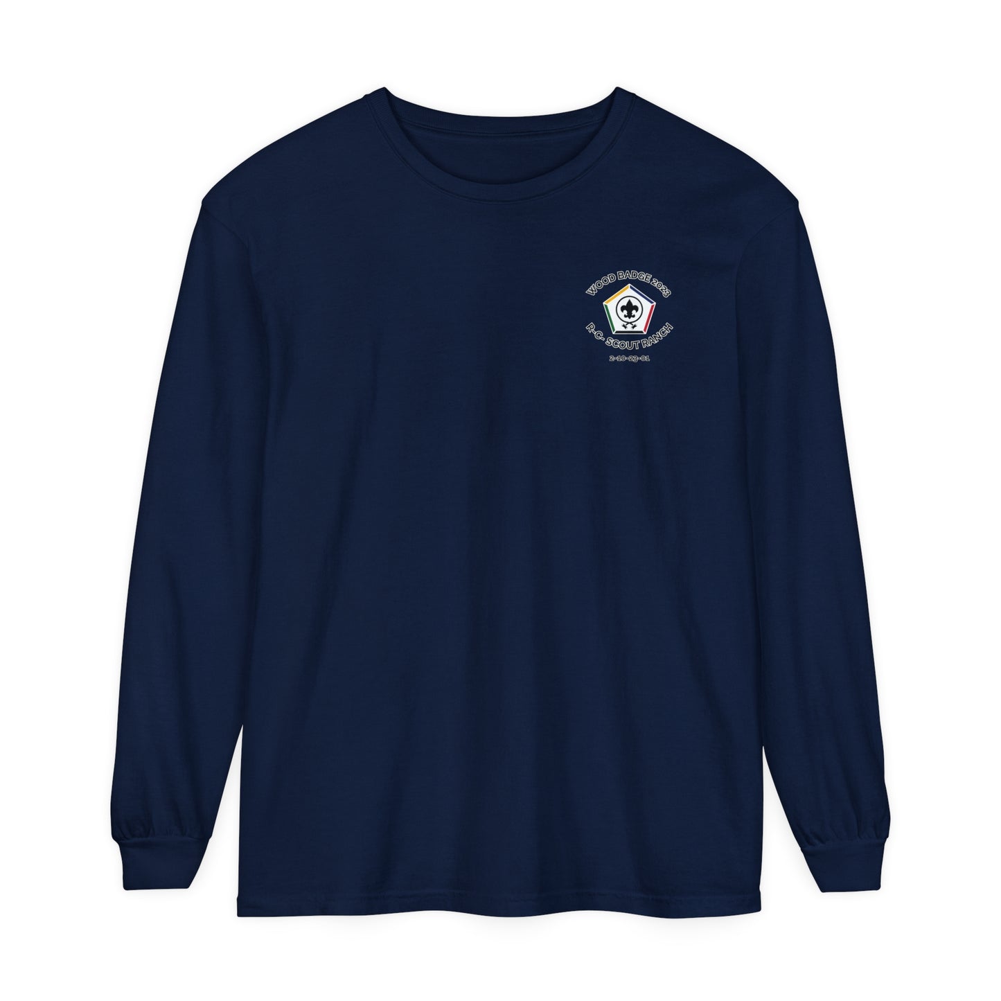 Wood Badge 2023 - Unisex Garment-dyed Long Sleeve T-Shirt - Eagle Patrol