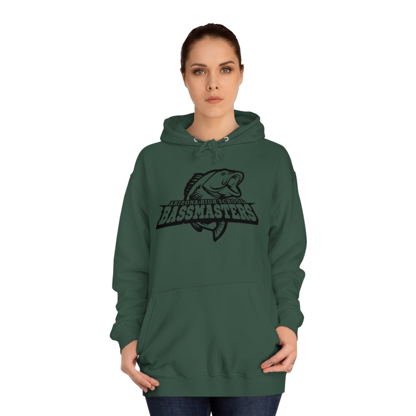 Junior Bassmasters High School Hoodie - BASS MOM - Black Logo