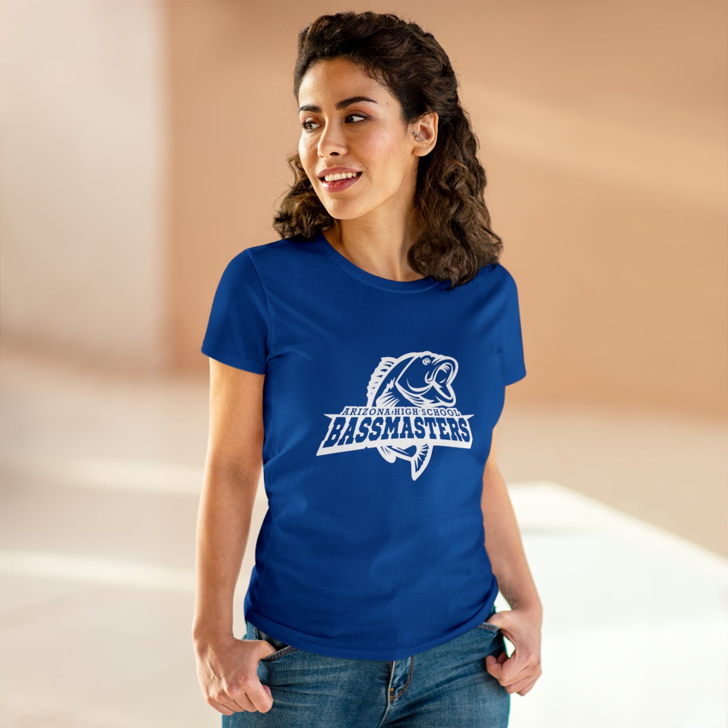Junior Bassmasters High School - BASS MOM - White Logo