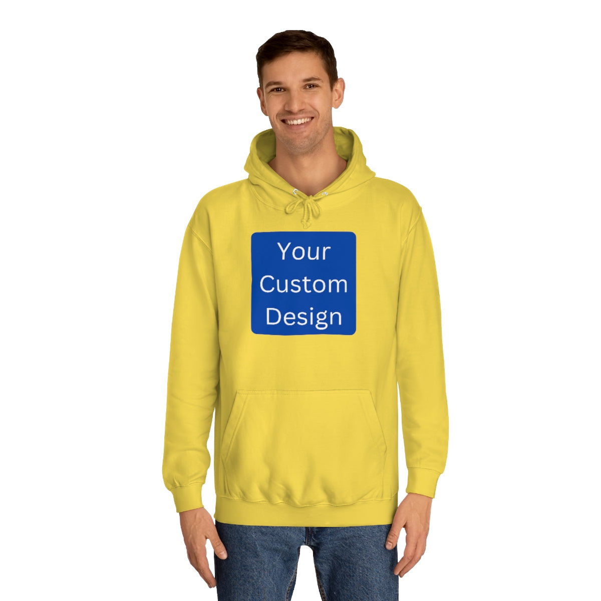 Unisex College Hoodie - Customization (Front Design Only)