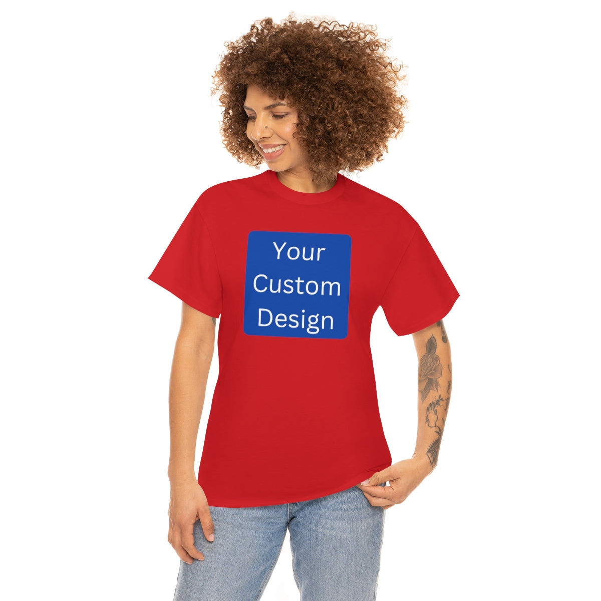 Unisex Heavy Cotton Tee (Front Design Only)