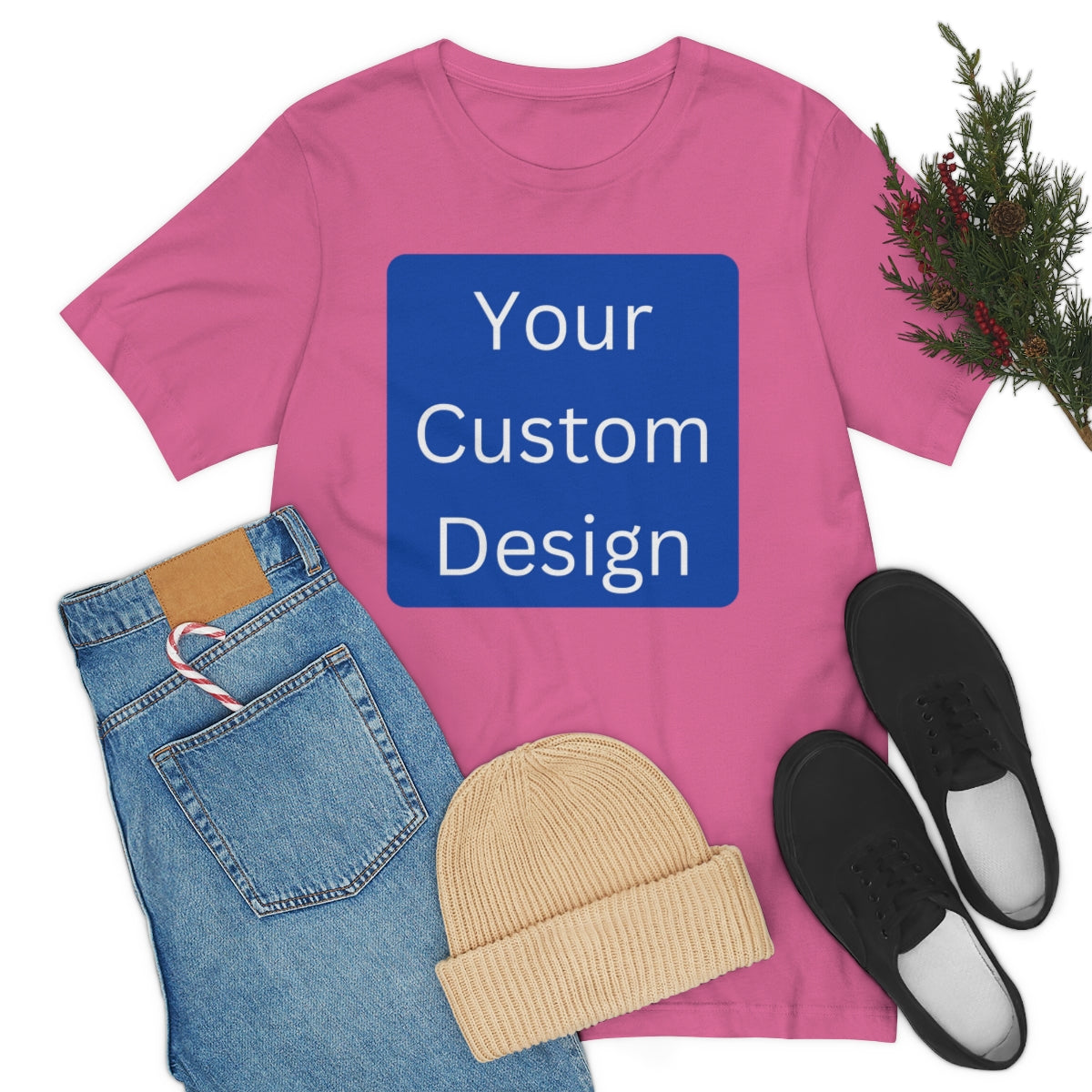 Unisex Jersey Short Sleeve Tee (Front Design Only)