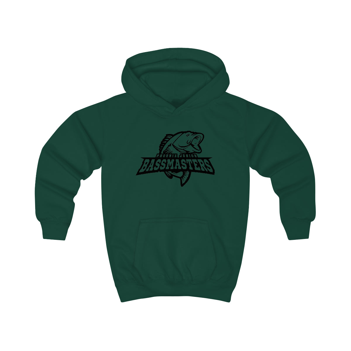 Junior Bassmasters Youth Hoodie - Black Logo
