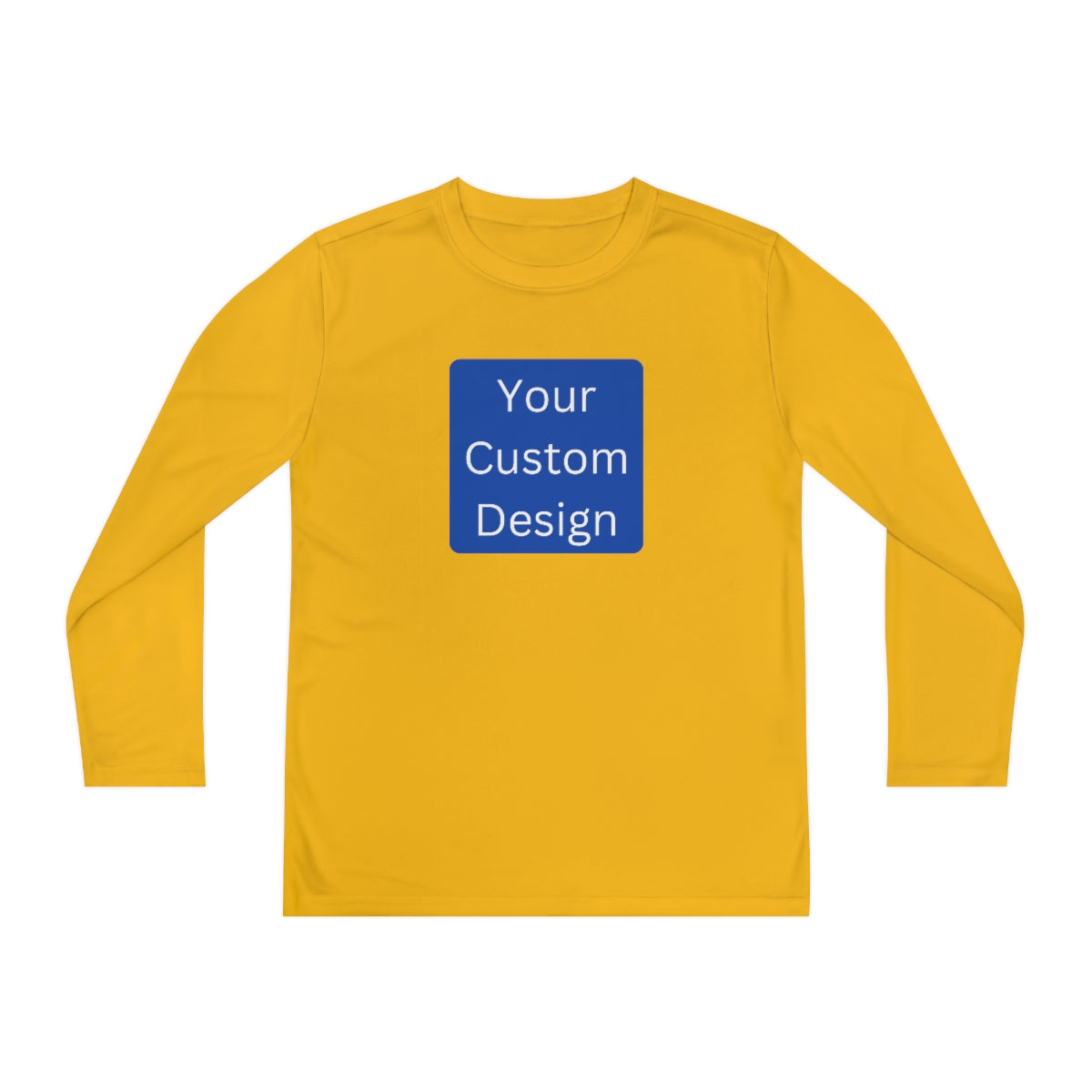 Youth Long Sleeve Competitor Tee (Front Design Only)