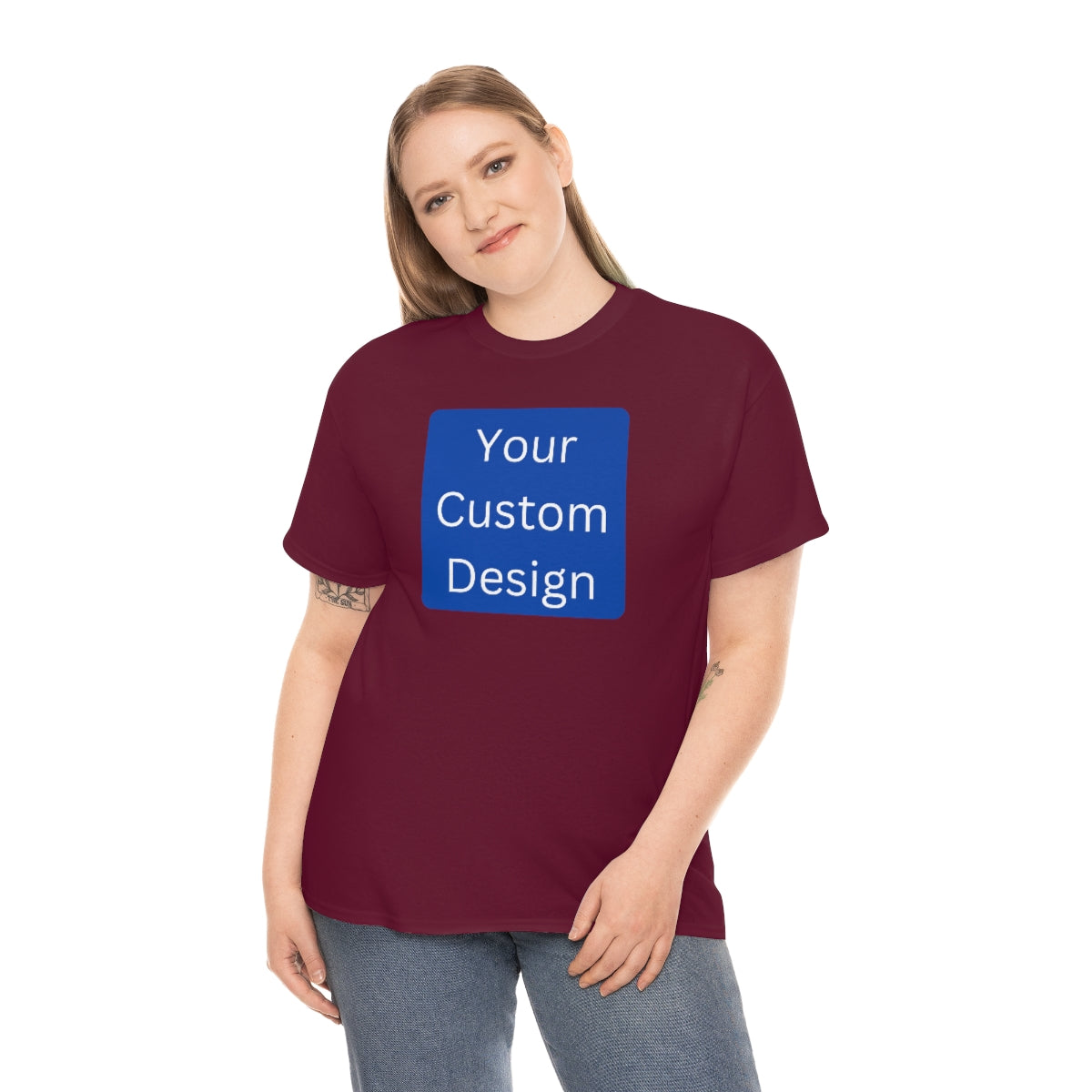 Unisex Heavy Cotton Tee (Front Design Only)