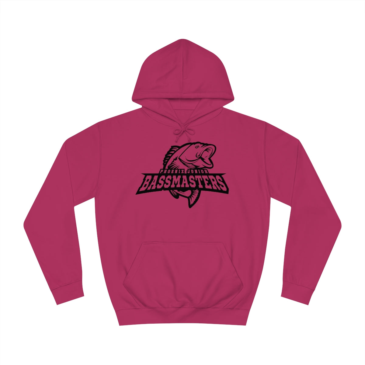 Junior Bassmasters Adult Hoodie - Black Logo