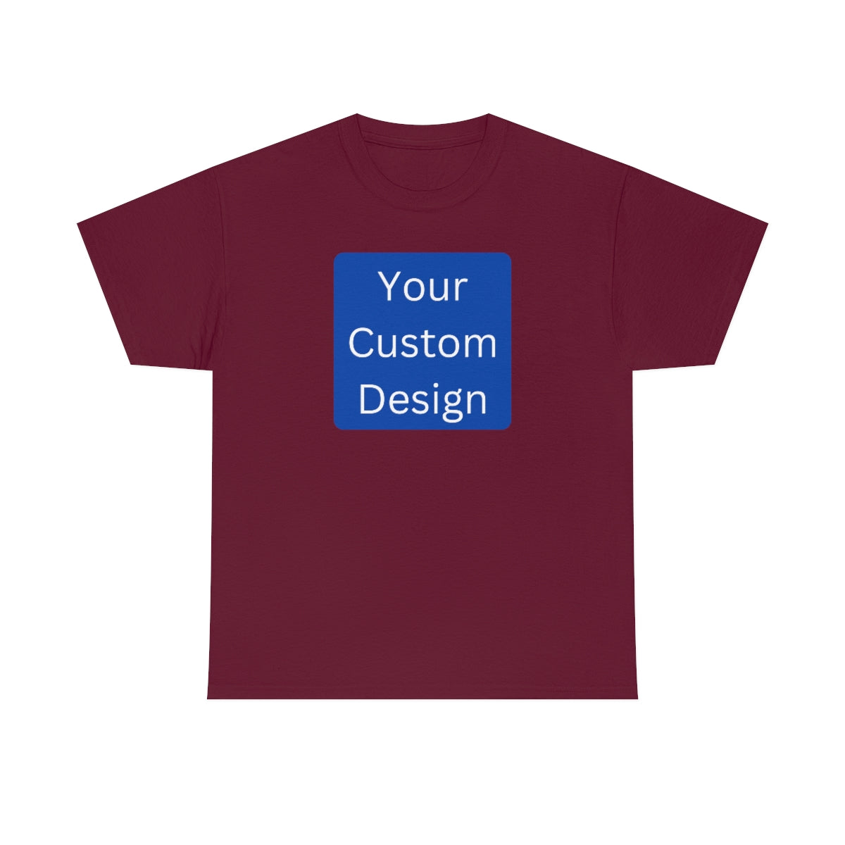 Unisex Heavy Cotton Tee (Front and Back Design)