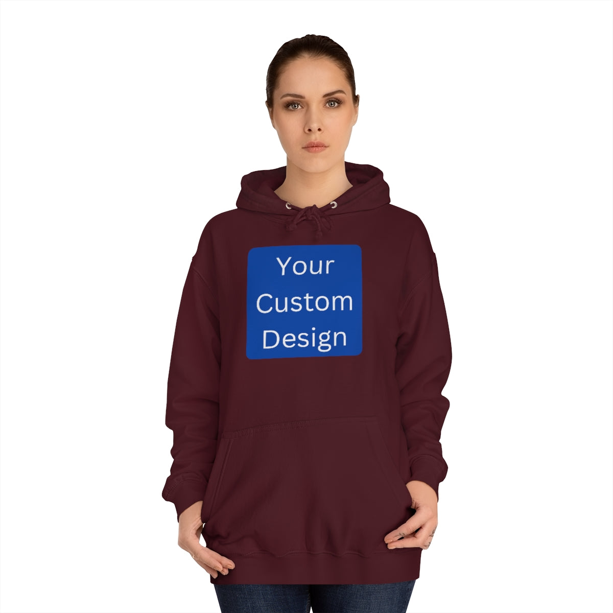 Unisex College Hoodie - Customization (Front Design Only)
