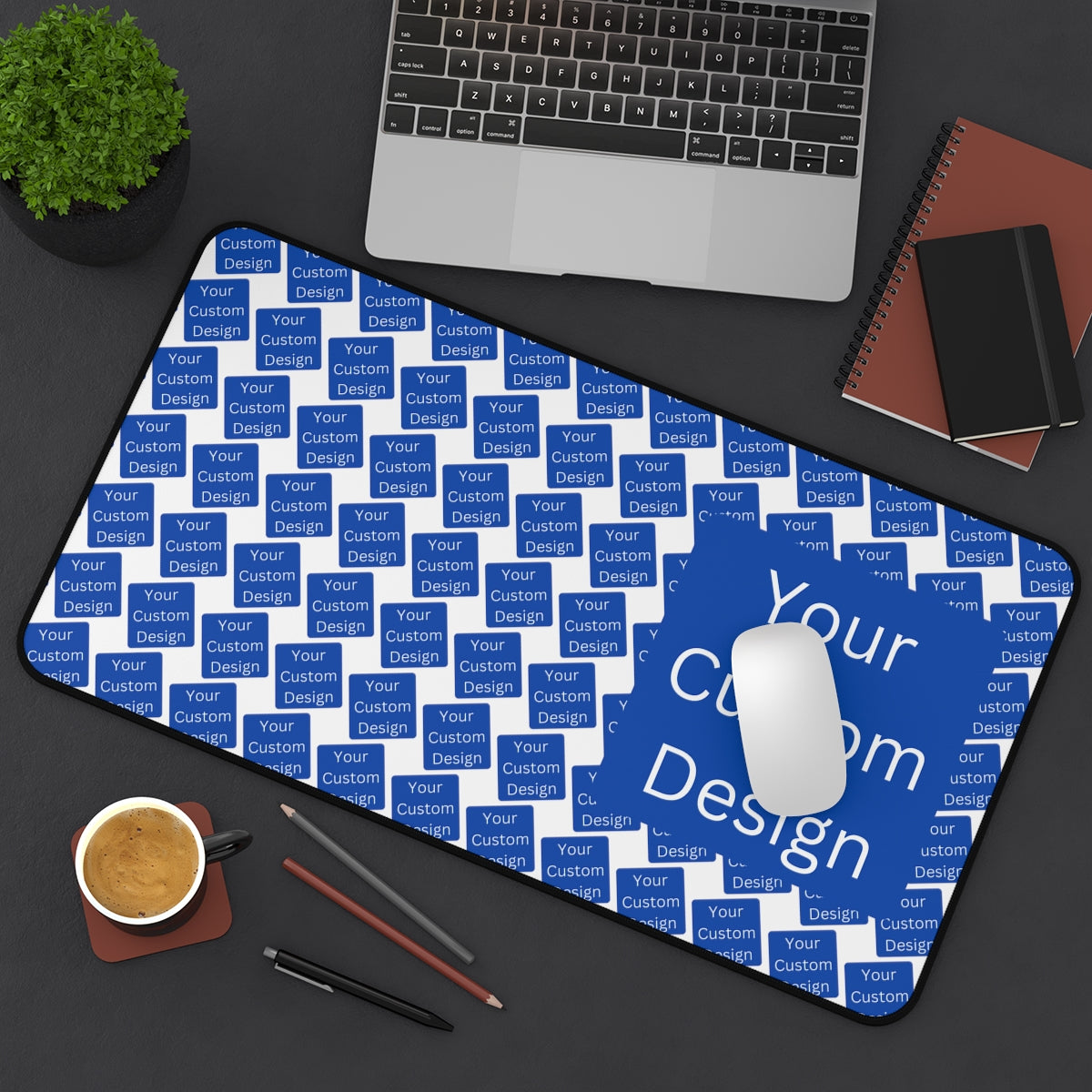 Customizable Desk Mat - All Over Print or Single Design Placement