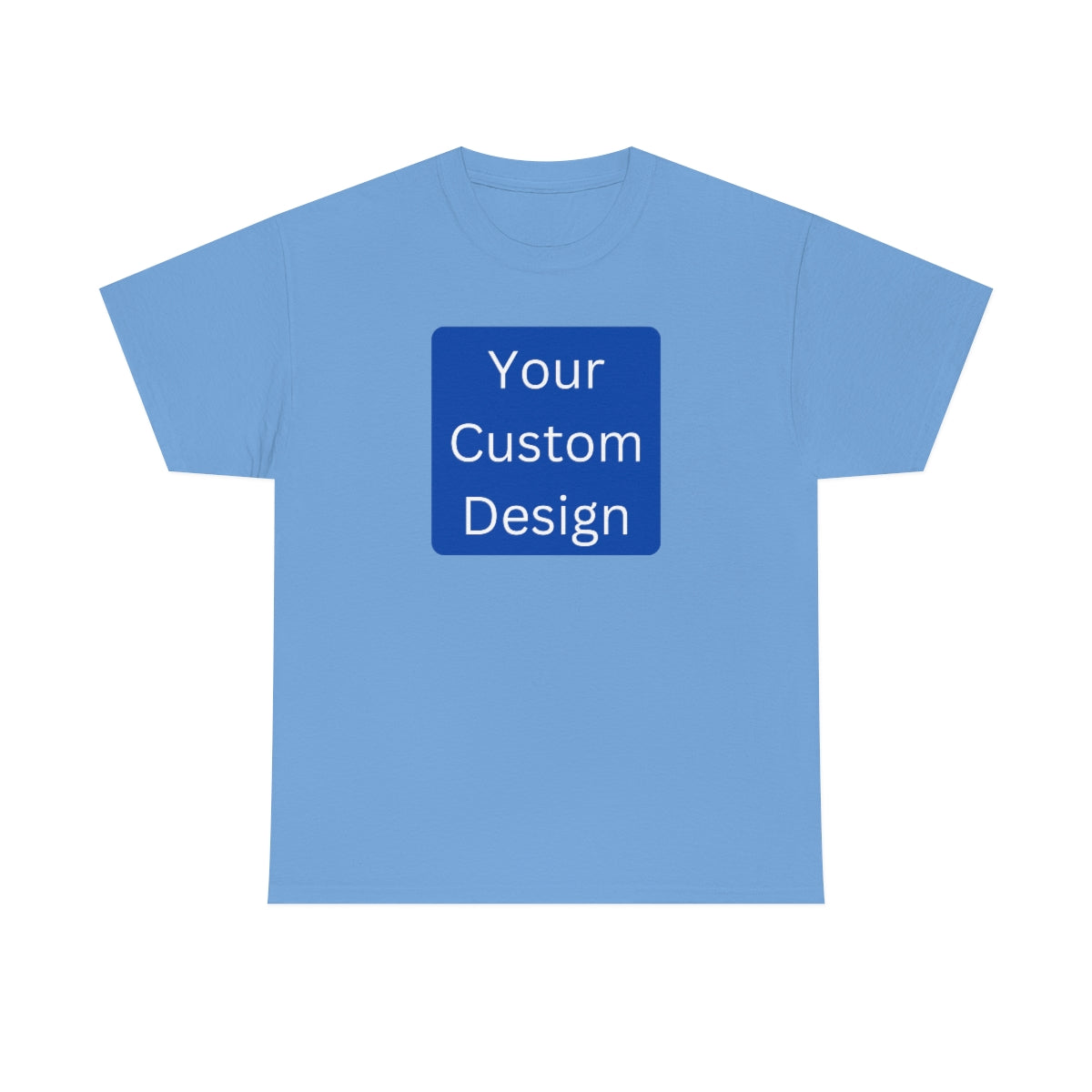 Unisex Heavy Cotton Tee (Front and Back Design)