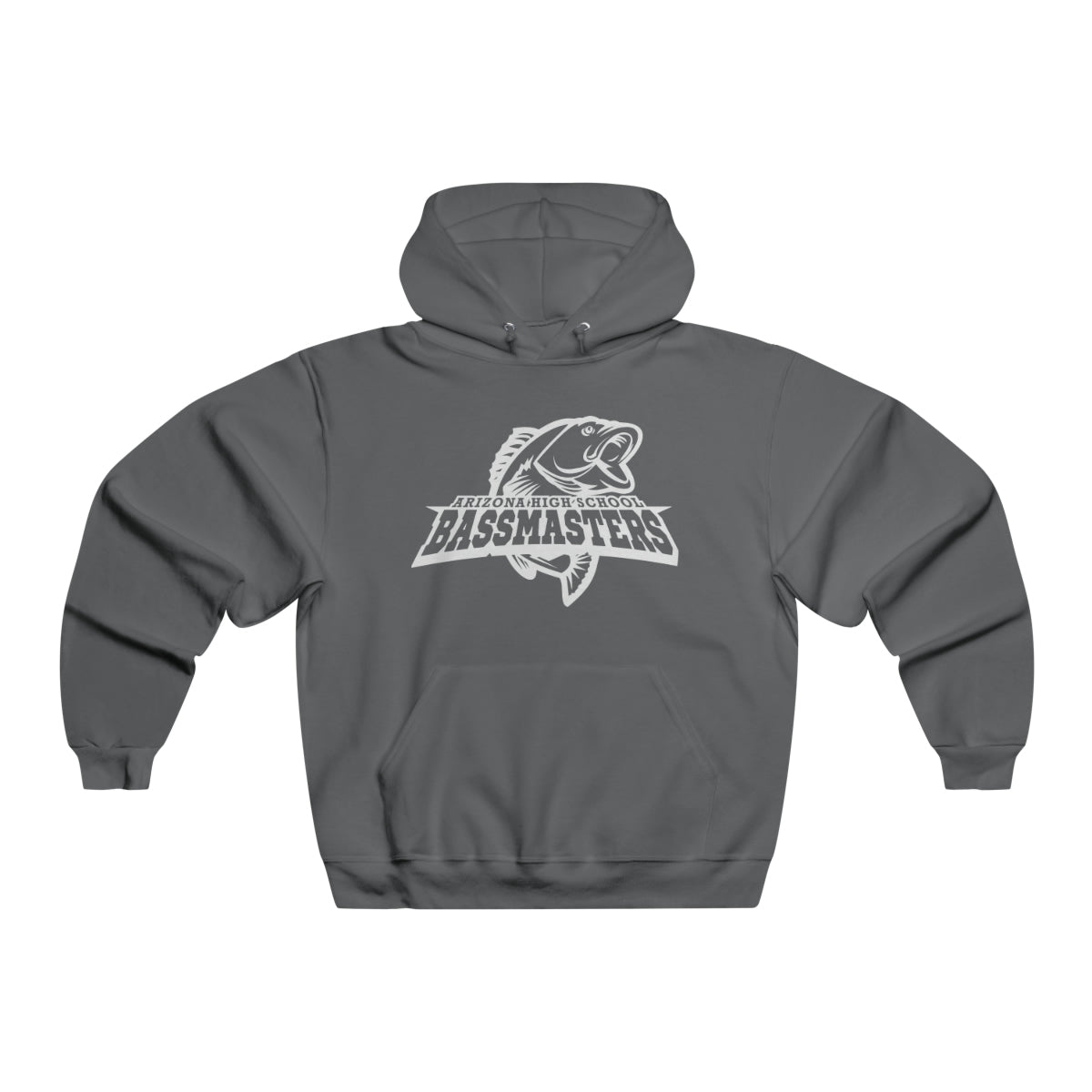 Junior Bassmasters High School Hooded Sweatshirt - White Logo (inc 3x-5x)