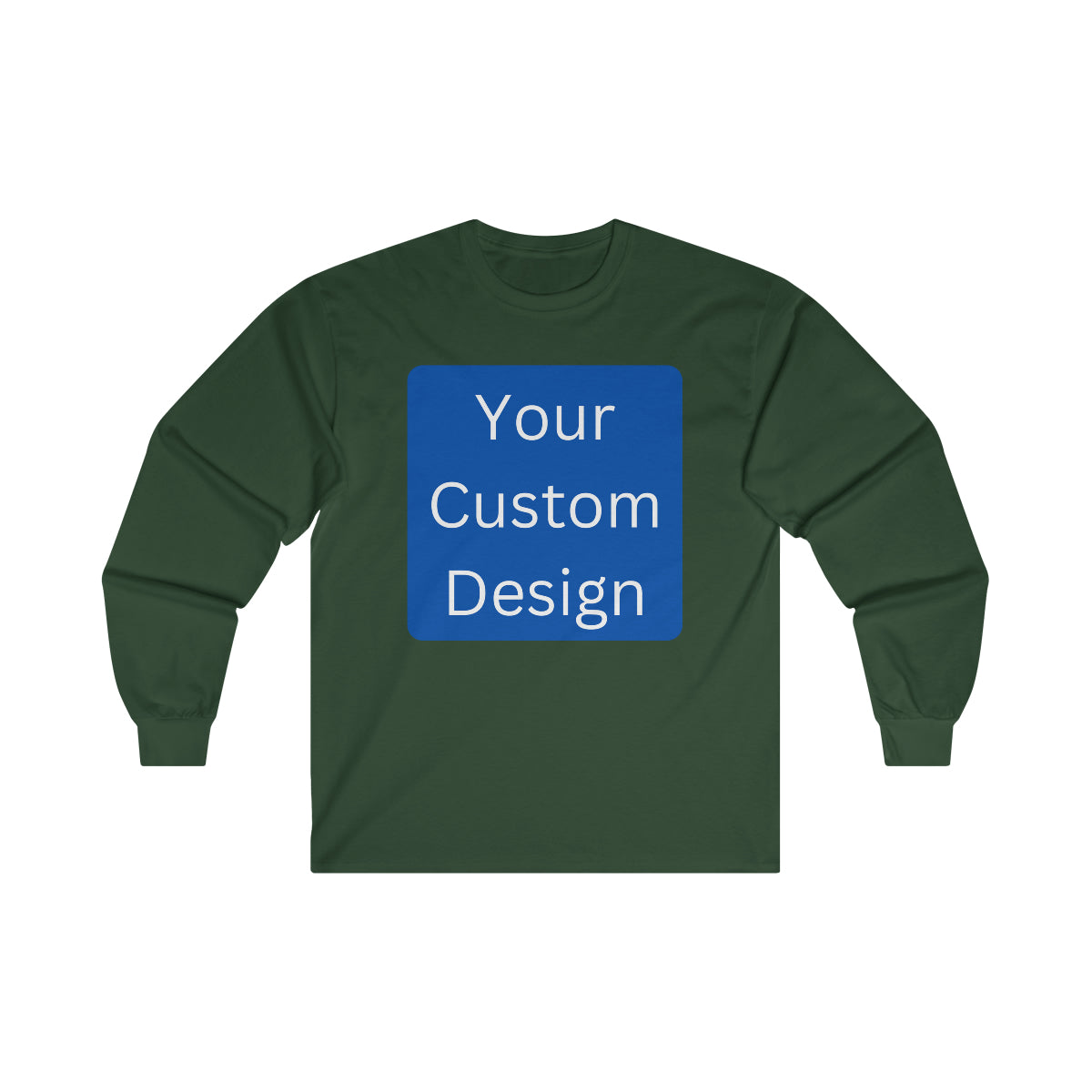Ultra Cotton Long Sleeve Tee - (Front Design Only)