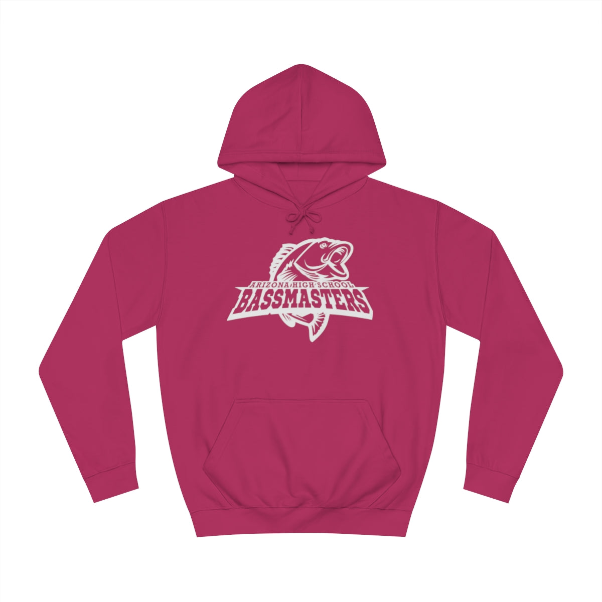 Junior Bassmasters High School Adult Hoodie - White Logo